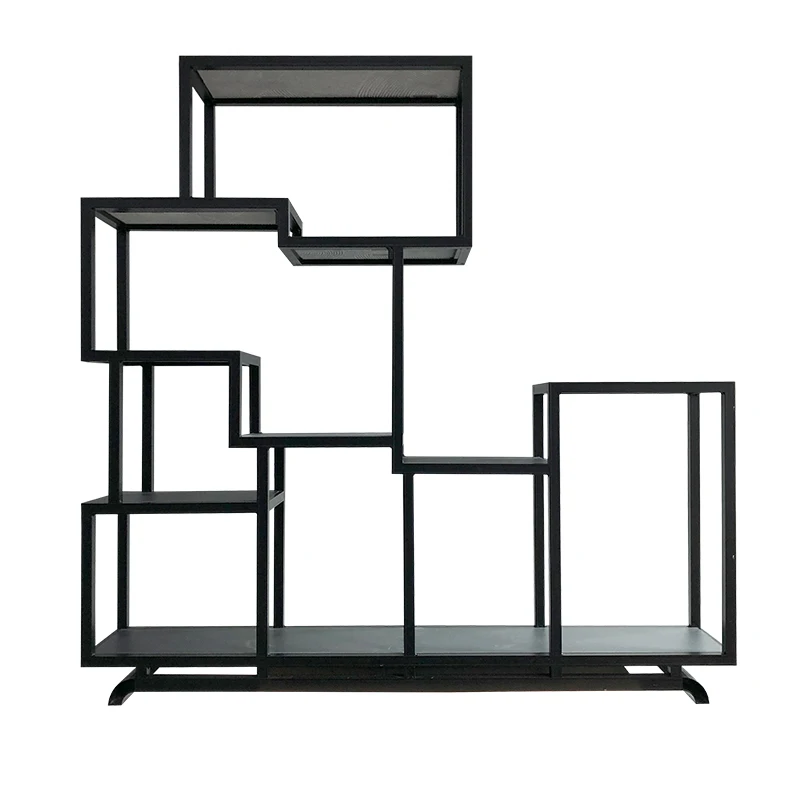Bonsai Garden Art - Aluminum alloy Bogu frame New Chinese