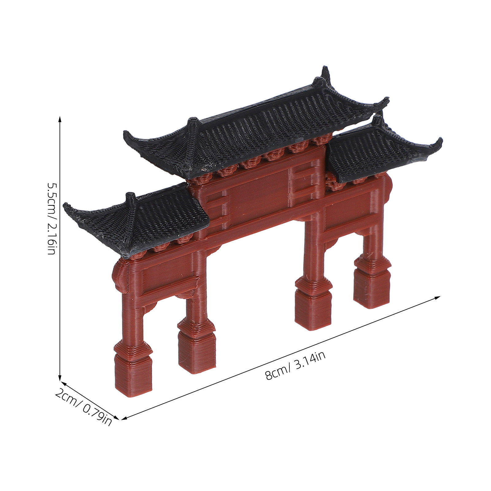 Mini Pagoda Statue Handcrafted - Mini Bonsai Zen Garden recension och pris