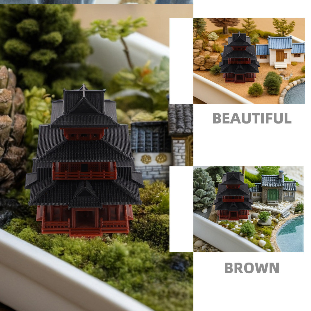 Mini Asian Architectural Micro - Mini Bonsai Zen Garden recension och pris