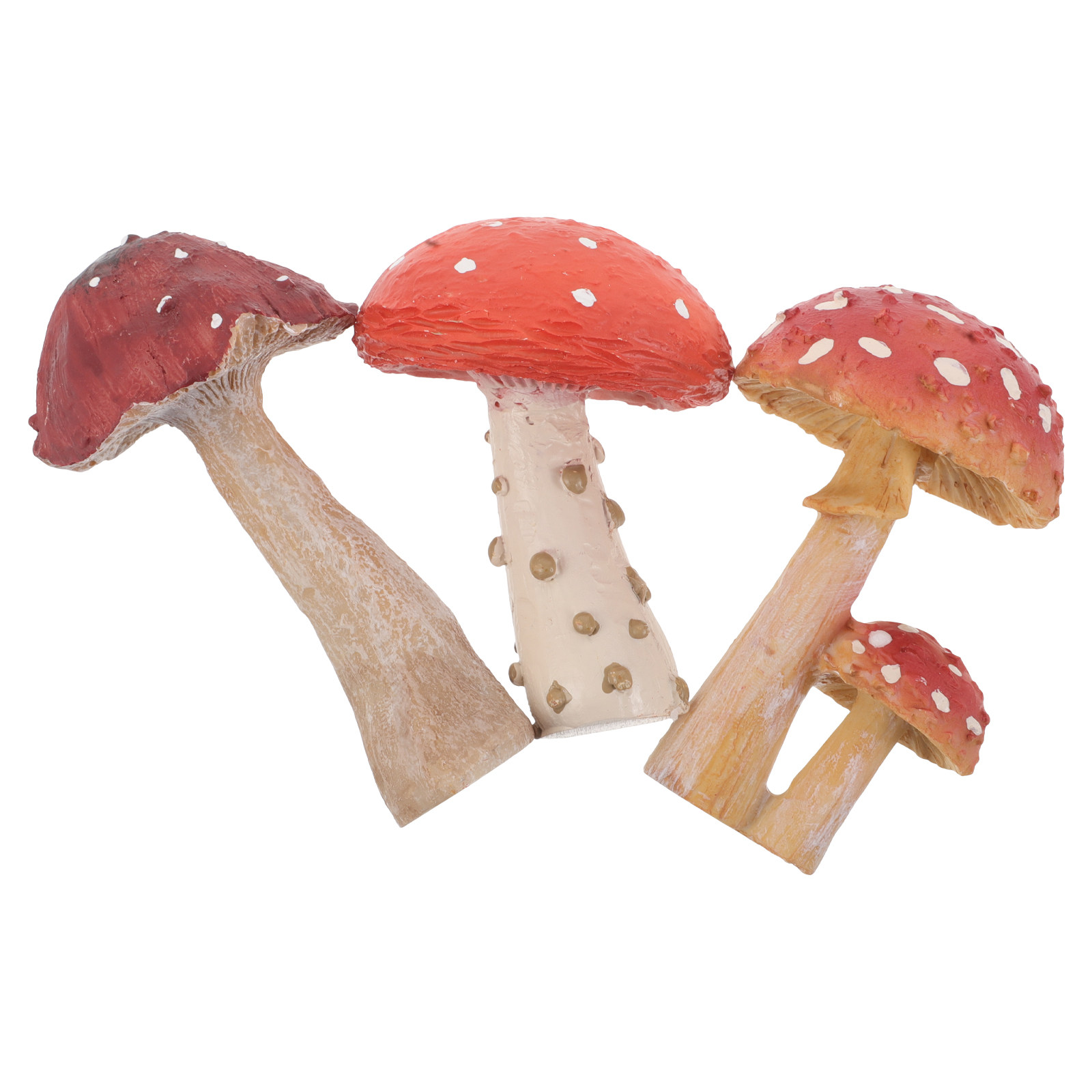 3Pcs Resin Mushroom Garden Sta - Bonsai Garden Set Up recension och pris