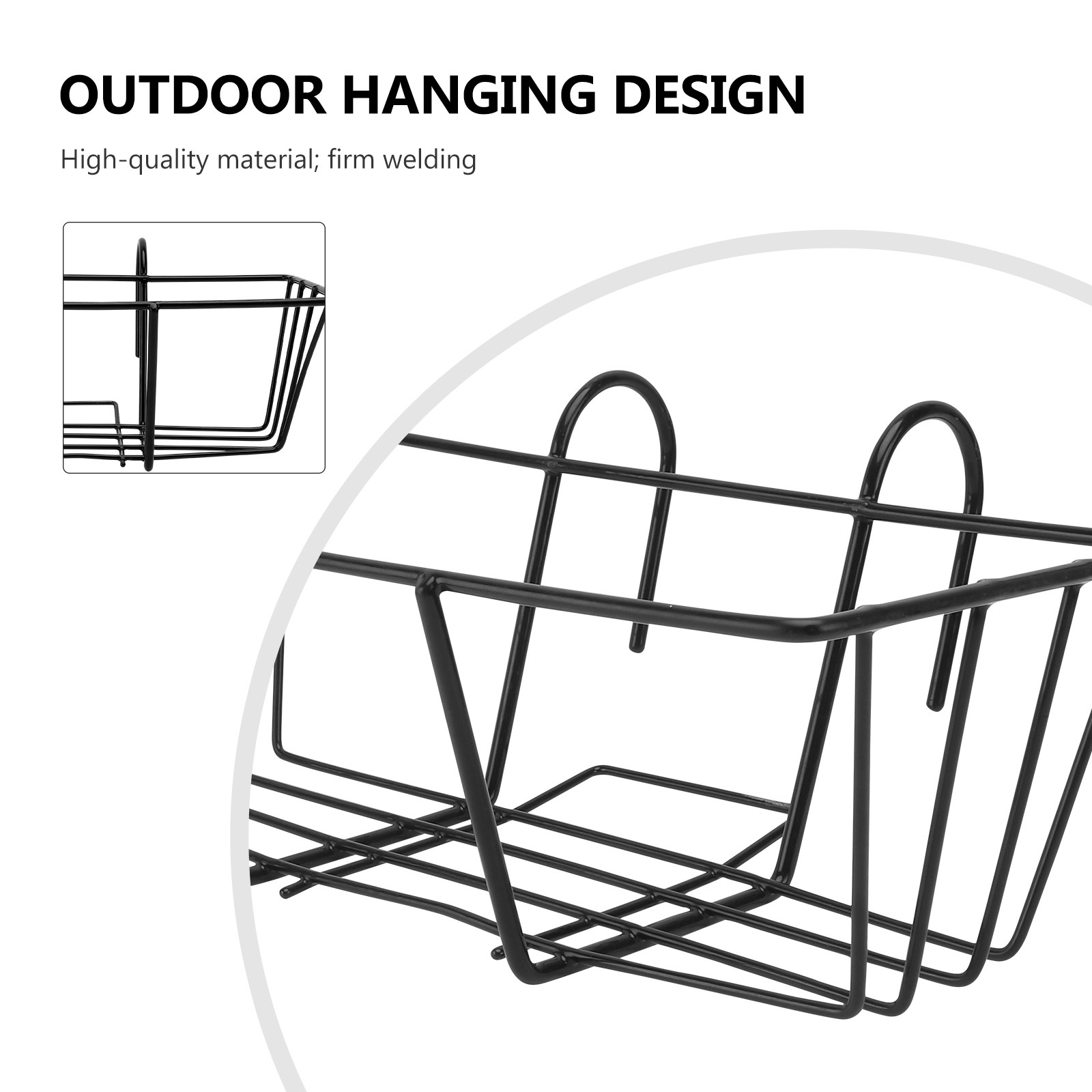 1Pcs Rustproof Iron Flowerpot  - Bonsai Vertical Garden recension och pris