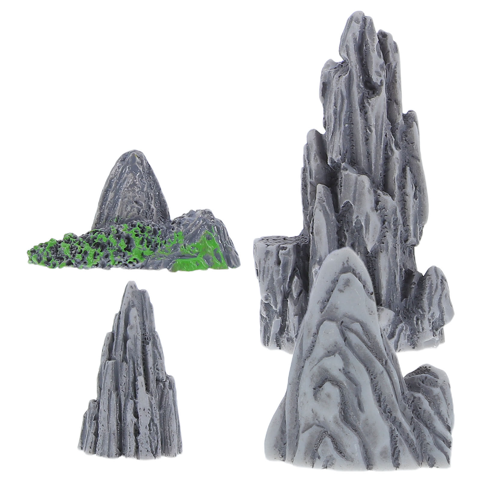 4Pcs Detailed Mini Resin Rocke - Bonsai Garden Set Up recension och pris