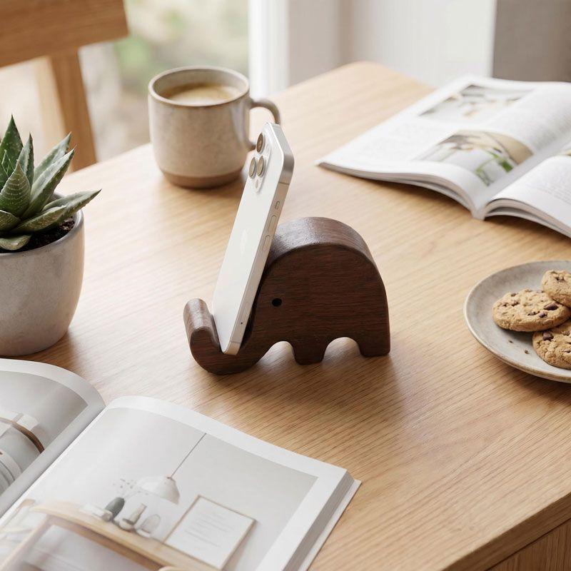 Simple Solid Wood Black Walnut - Display Stand Wood recension och pris