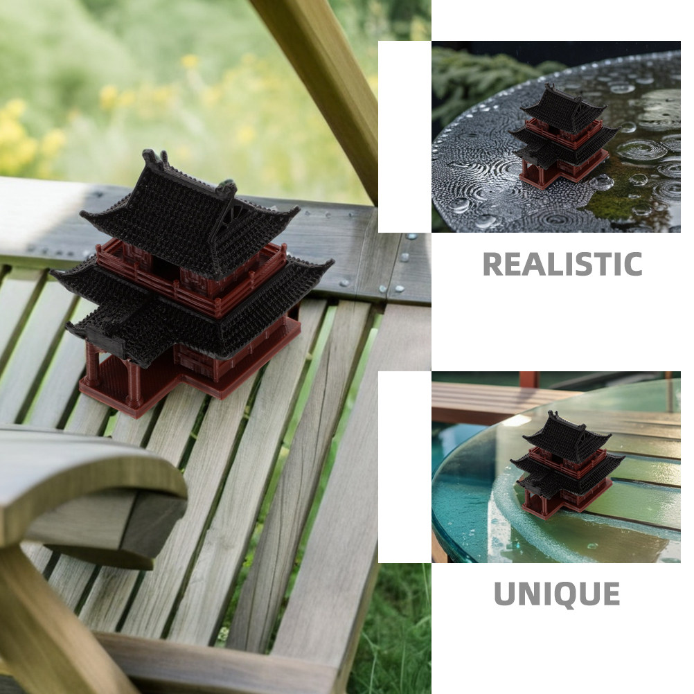 Mini Pagodas Ancient Pavilion  - Mini Bonsai Zen Garden recension och pris