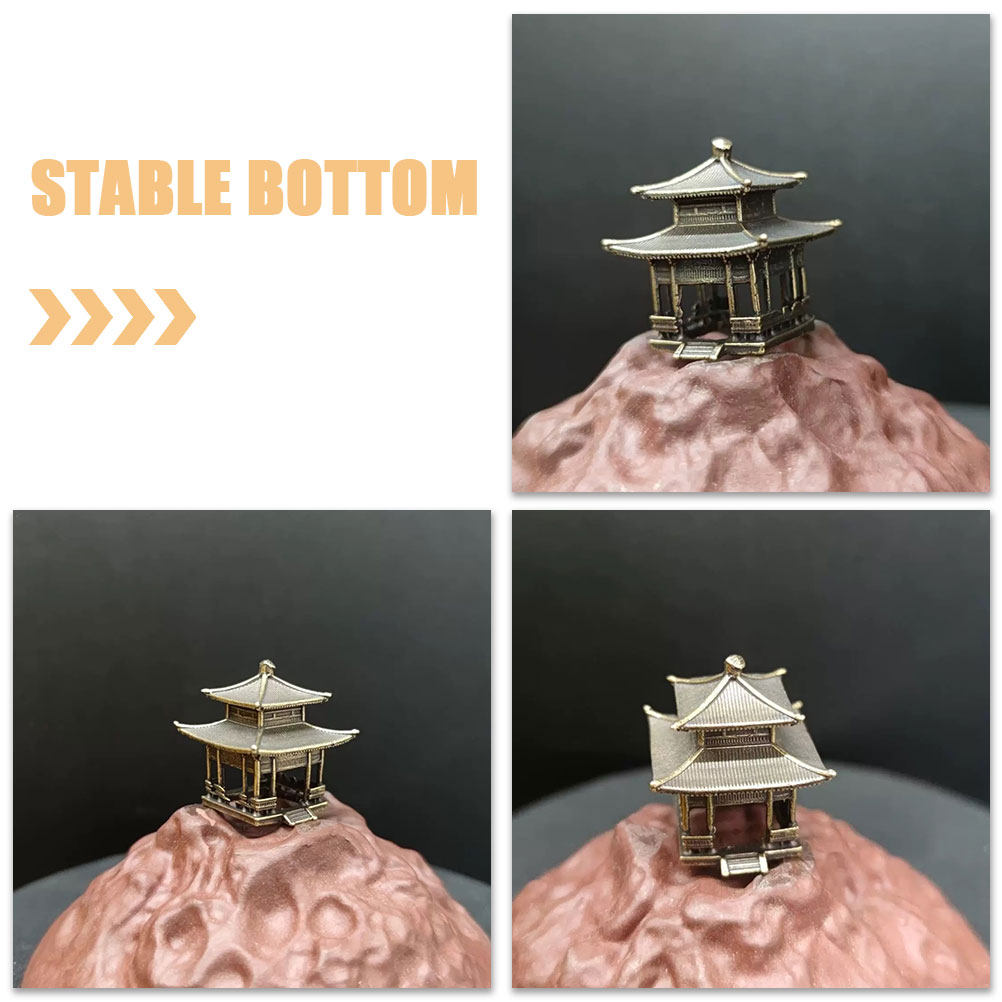 Brass Pavilion Ornament Vintag - Bonsai Garden Set Up recension och pris
