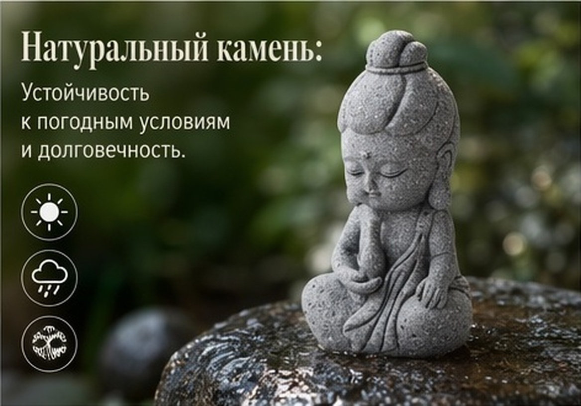 Exquisite Mini Guan Yin Stone  - Mini Bonsai Zen Garden recension och pris