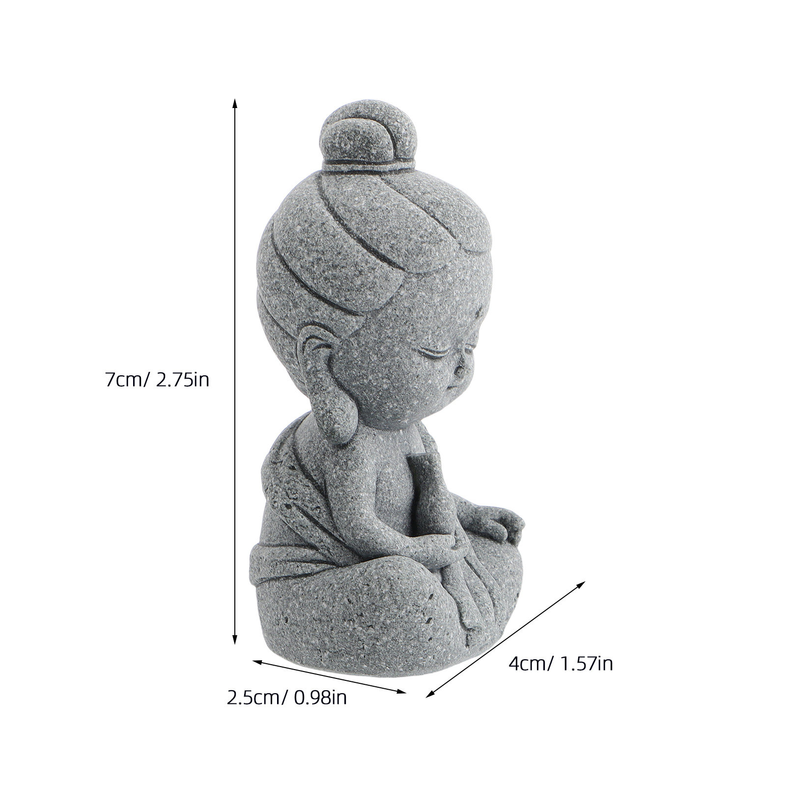 Exquisite Mini Guan Yin Stone  - Mini Bonsai Zen Garden recension och pris