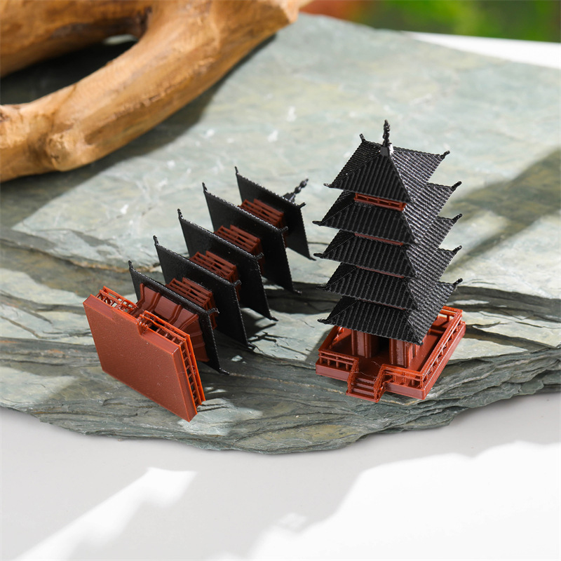 1Pcs Mini Pagoda Statue Chines - Mini Bonsai Zen Garden recension och pris
