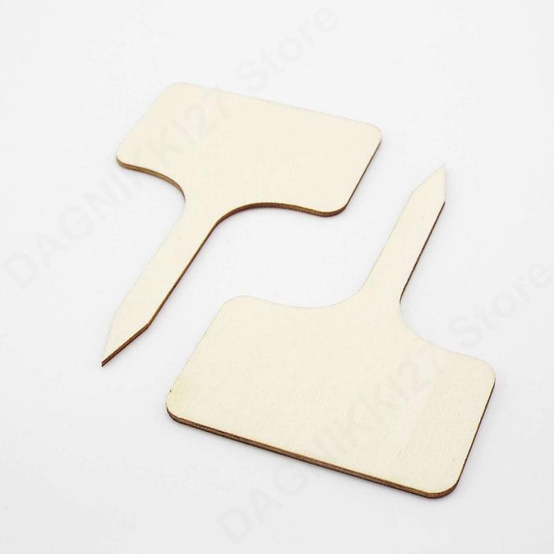 10x T-Type Wooden Plant Labels - Bonsai Garden Tools recension och pris