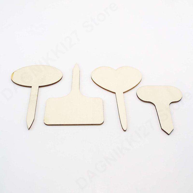 10x T-Type Wooden Plant Labels - Bonsai Garden Tools recension och pris