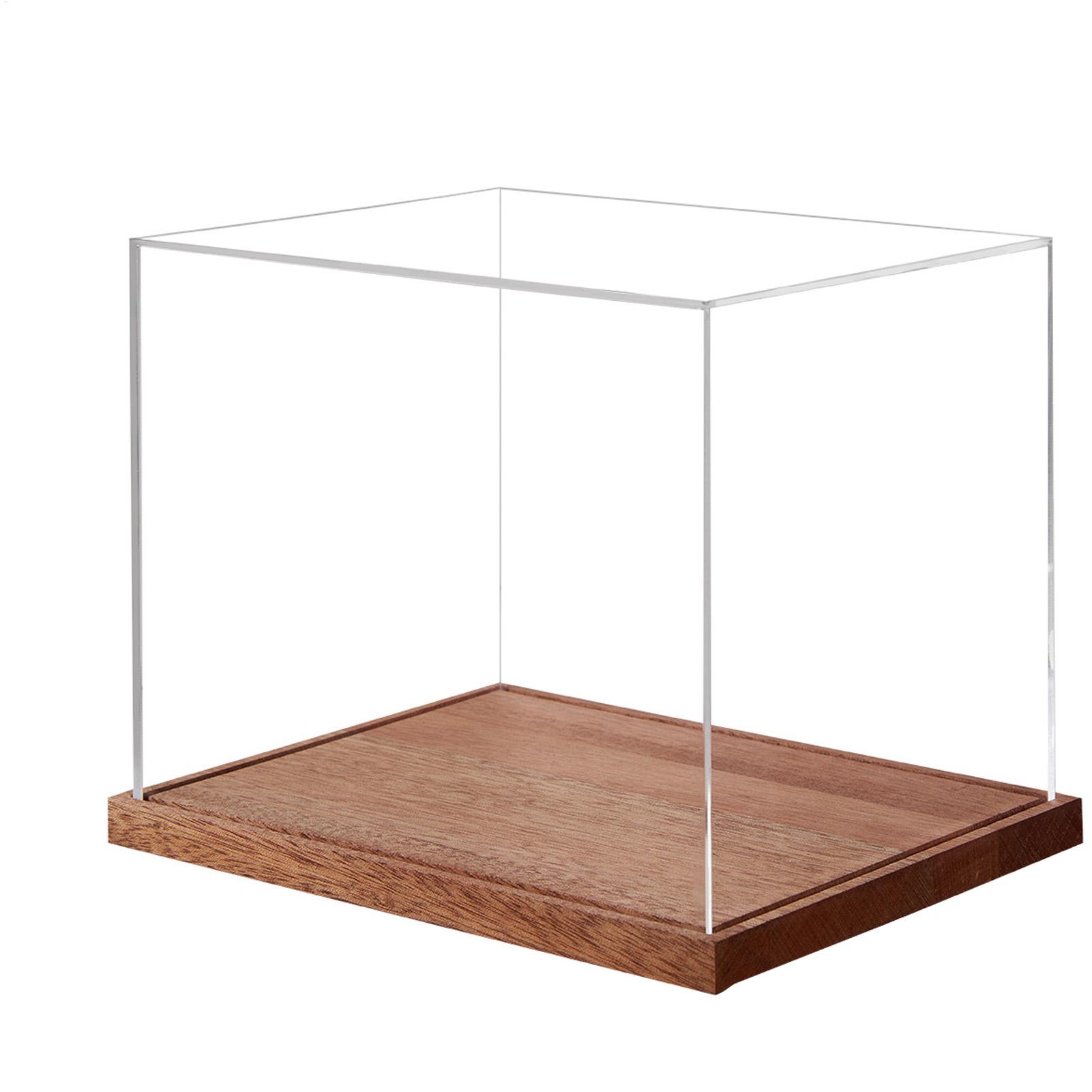 Football Helmet Case Clear Box - Display Stand Wood recension och pris