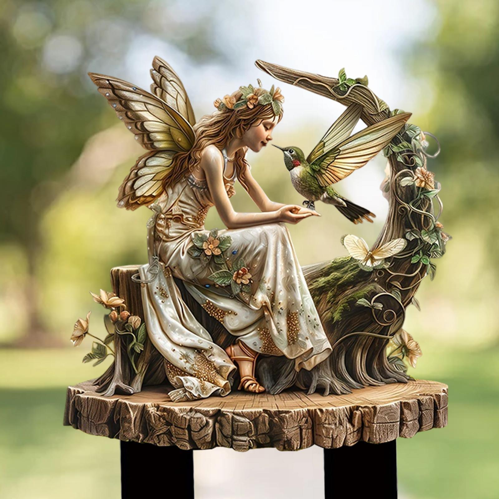 Fairy Decorative Garden Stake  - Bonsai Garden Art recension och pris