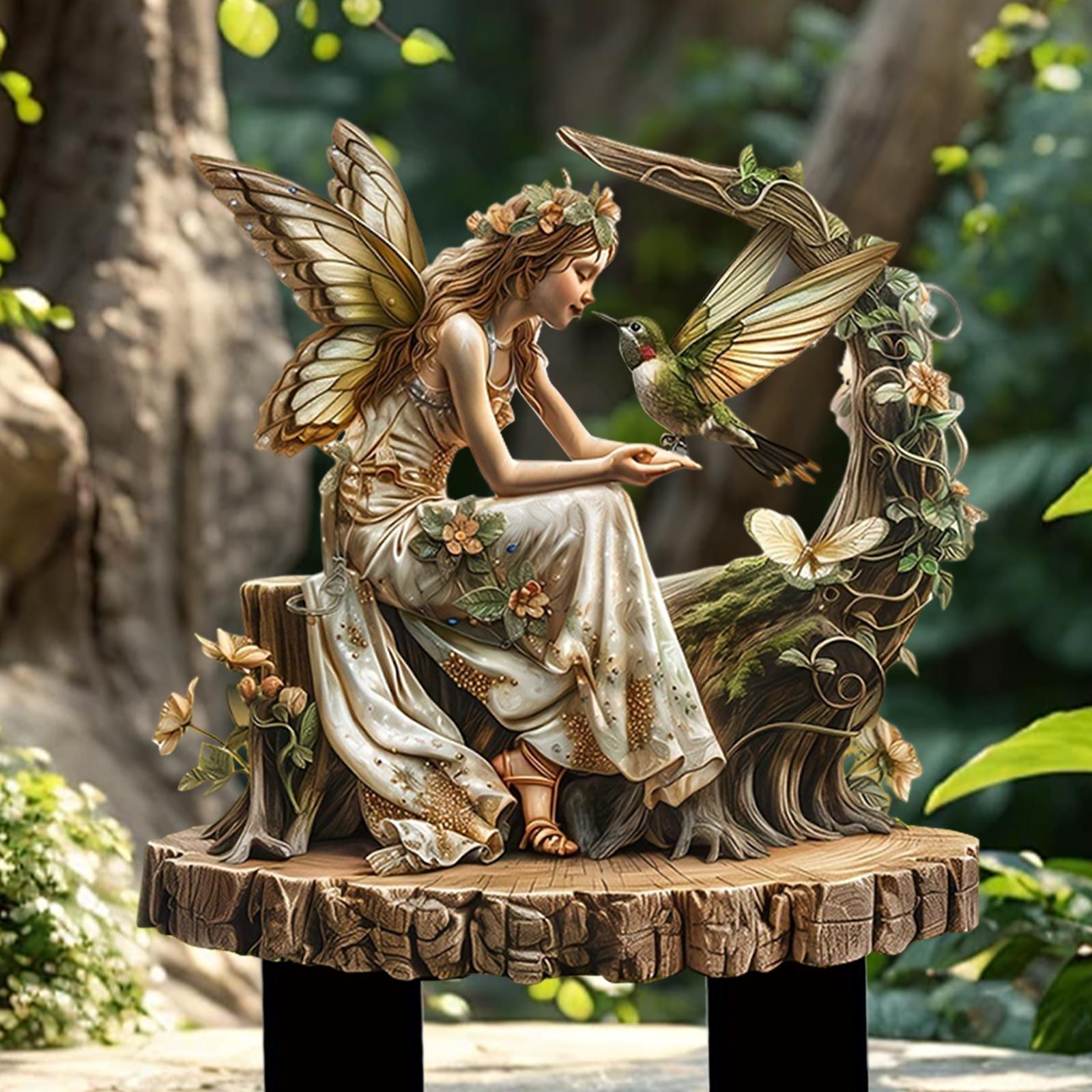 Fairy Decorative Garden Stake  - Bonsai Garden Art recension och pris