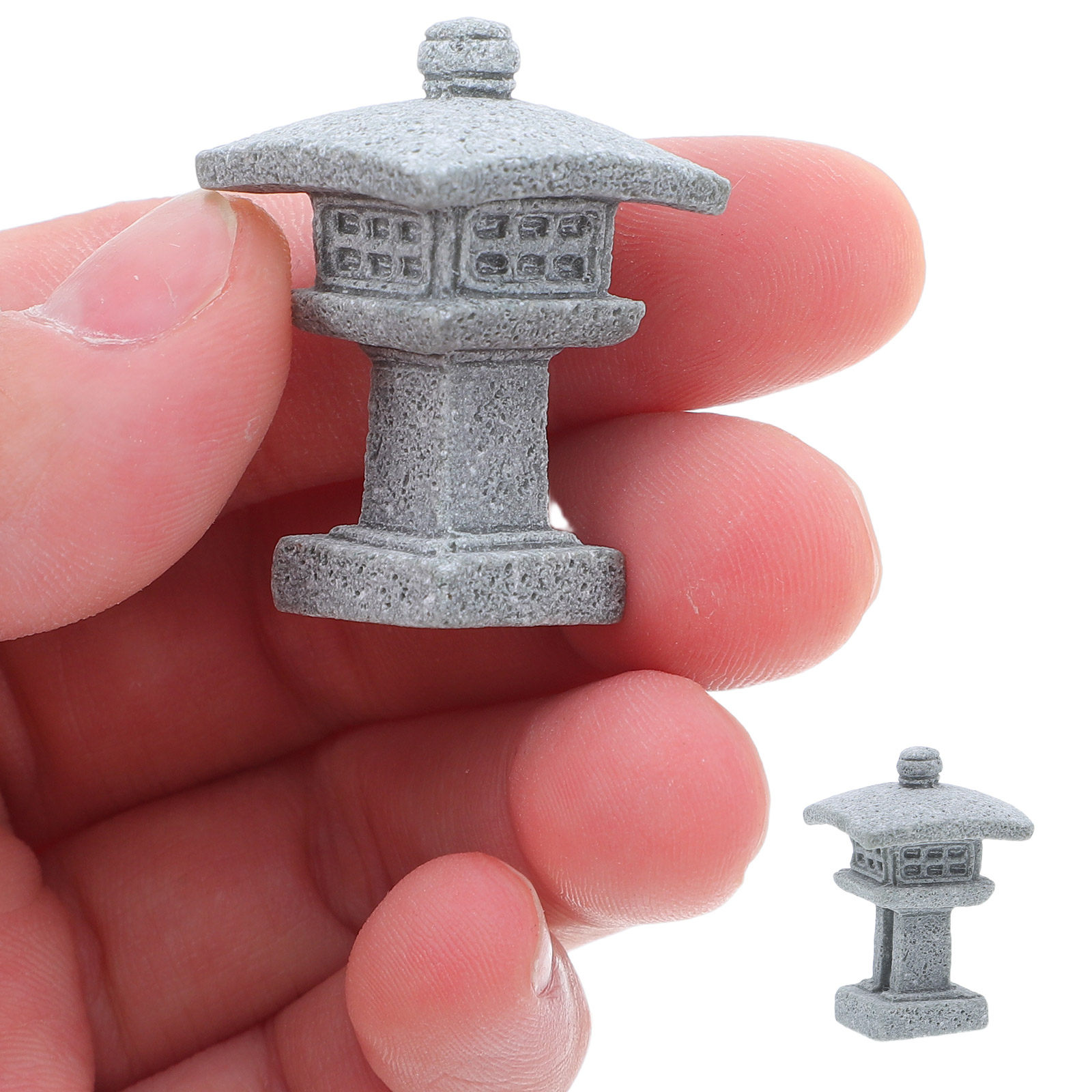 4Pcs Mini Pavilion Sculpture R - Mini Bonsai Zen Garden recension och pris
