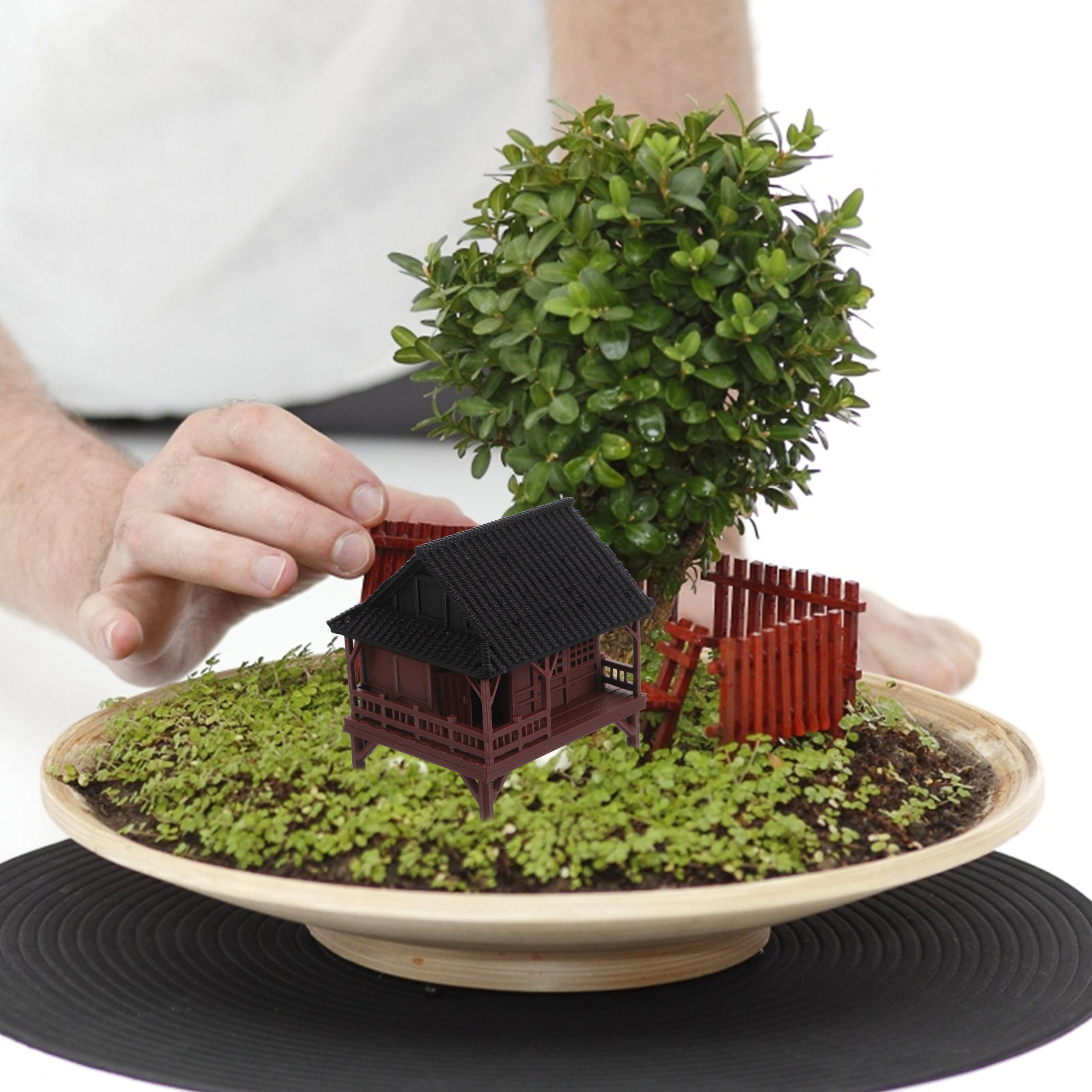 Miniature Pavilion Decor for F - Bonsai Garden Set Up recension och pris